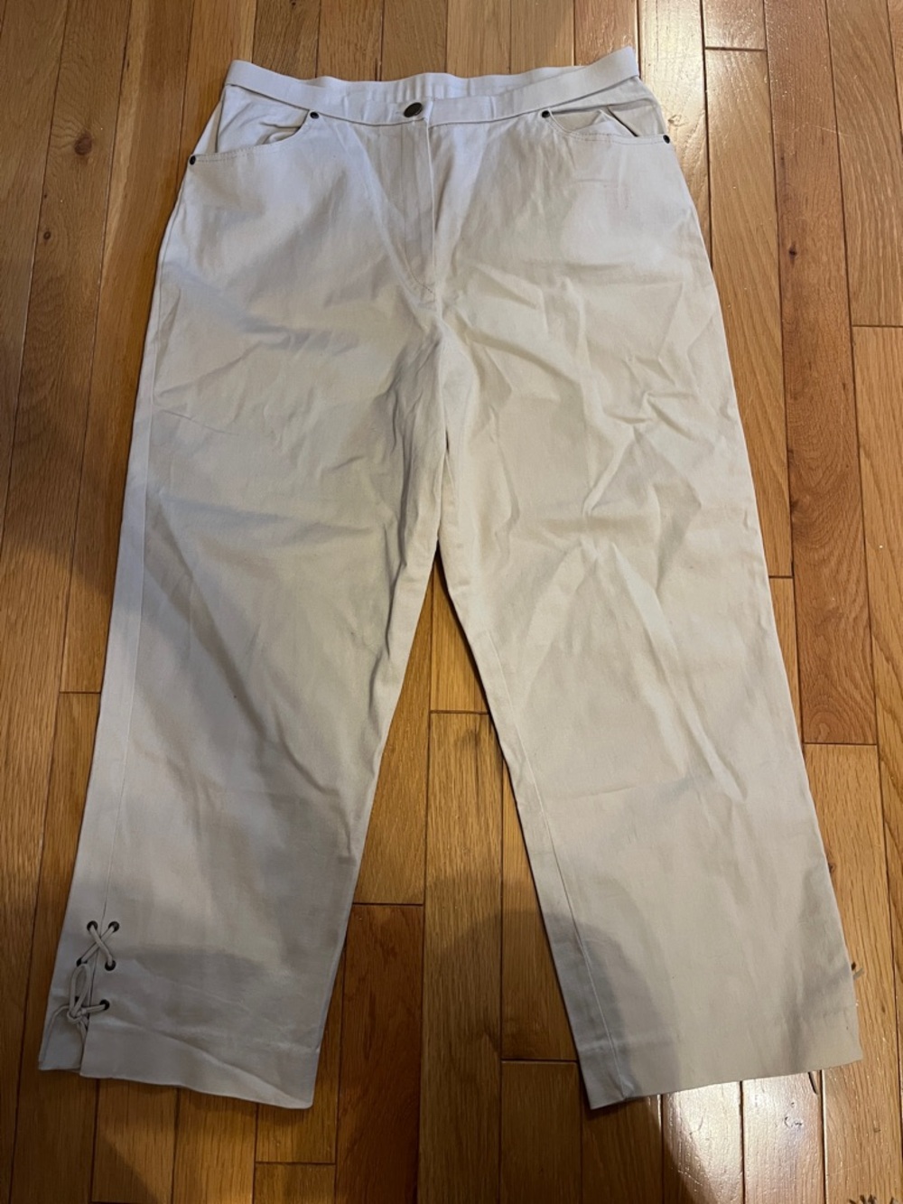 Vintage Cleo Petites beige capris